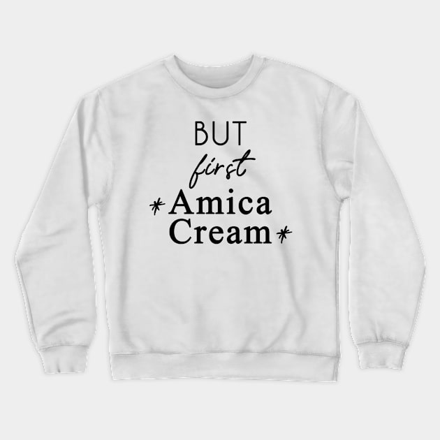 Amica Cream Crewneck Sweatshirt by LaBellaCiambella